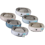 Pet Bed, Round 50cm - assorted designs